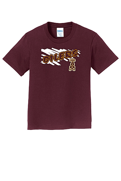 Scribble Tee youth - Oilers